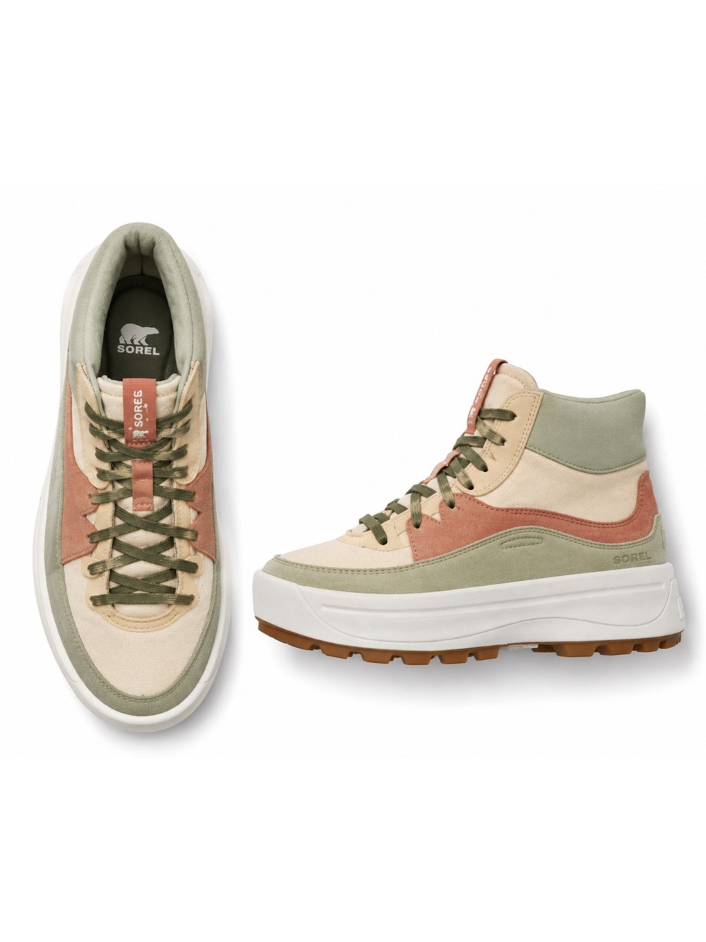 SOREL ONA 503 Mid Platform Sneakers Multicolor Women’s Size 9